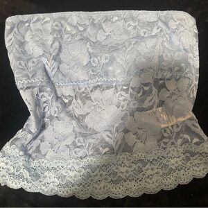 Urban Renewal Lace Top in Soft Blue